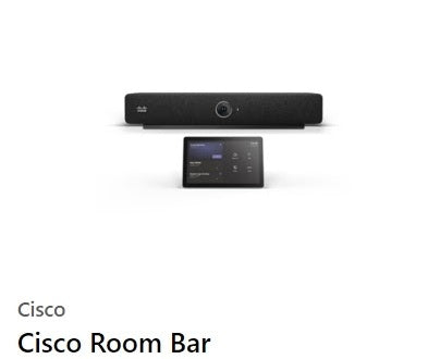 Cisco Room Bar 視訊會議系統 - 適用焦點會議室